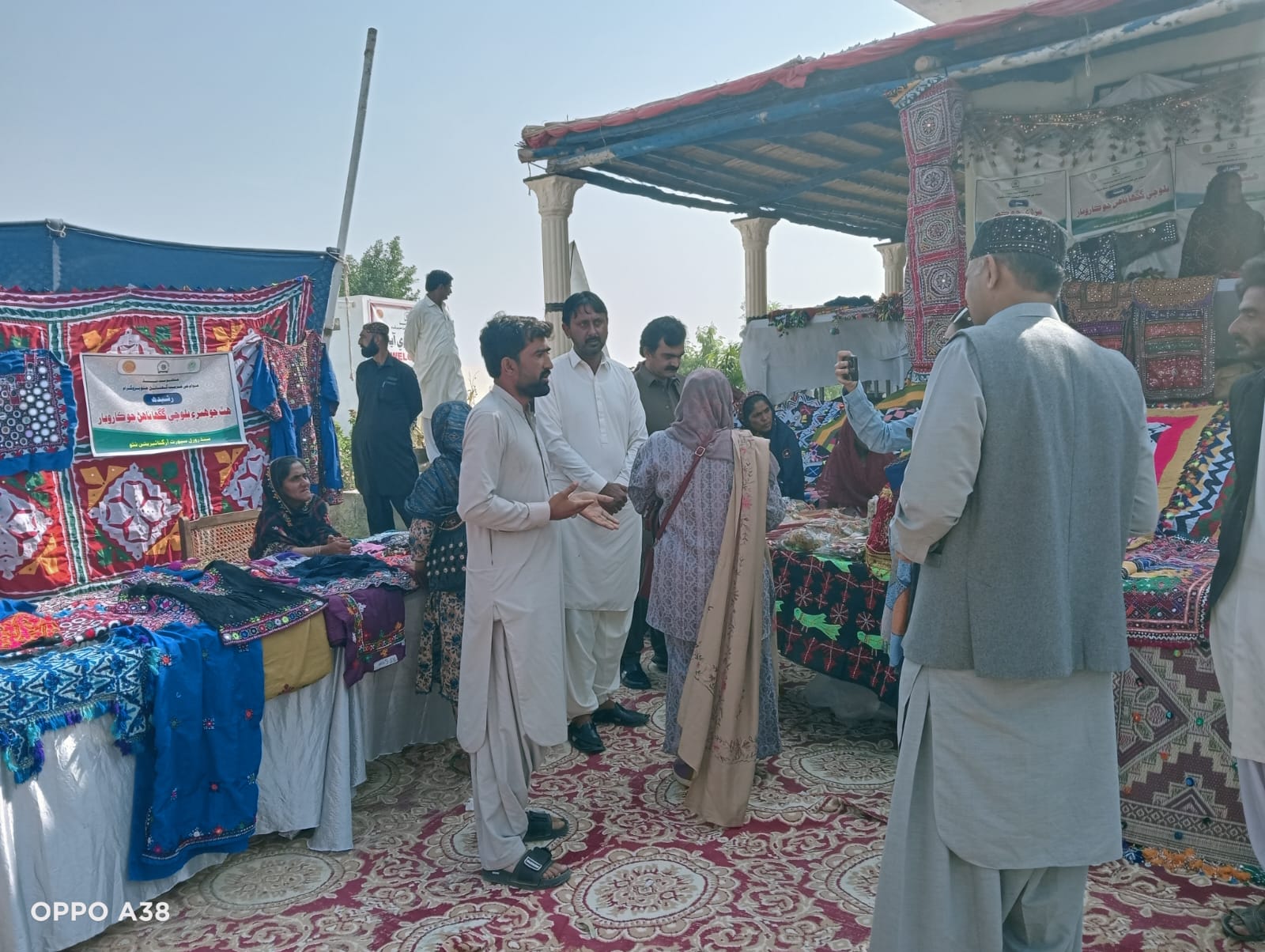 a view of stalls displayed at lakho bhmbro